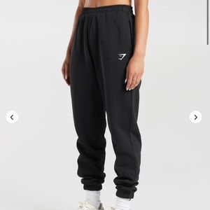 Black gym shark joggers size S